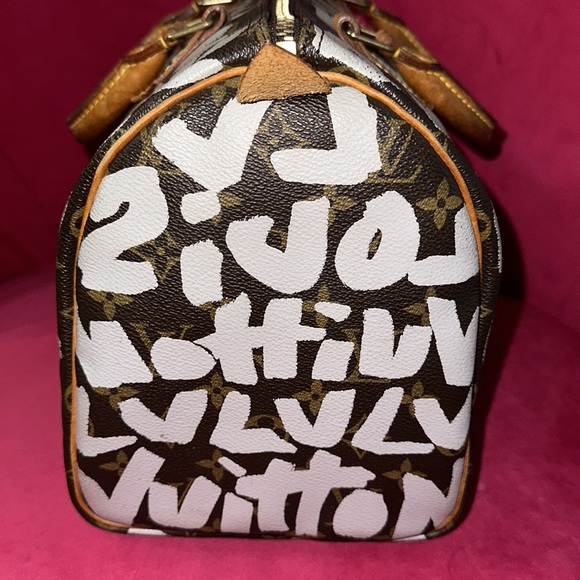 Louis Vuitton Stephen Sprouse speedy 30 Boston satchel silver graffiti - Picture 6 of 16